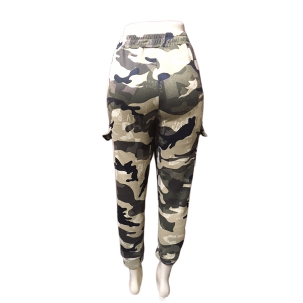 Fur Lined Cargo Pockets Pants Assorted Camo Prints 6 Pack (Size: S/M-L/XL, 3-3)