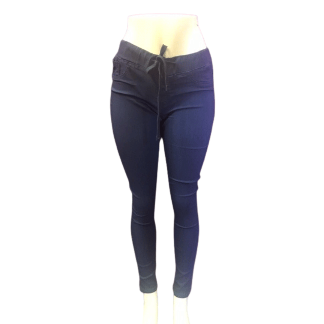 Draw String Skinny Pant 6 Pack Per Color (Size: S-M-L-XL, 1-2-2-1)