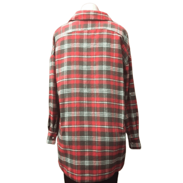 Oversized Plaid Shirt 3 Pack (Size: S-M-L, 1-1-1)