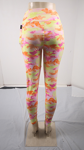 Women's Activewear Clothes Tie-Dye With Side Pocket/3-3-3-3