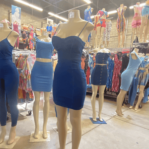 Denim Dress Zipper Back 3 Pack (S/M/L 1-1-1)