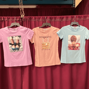 Women's Embellished T-Shirts 6 Pack (S/M-L/XL, 3-3)