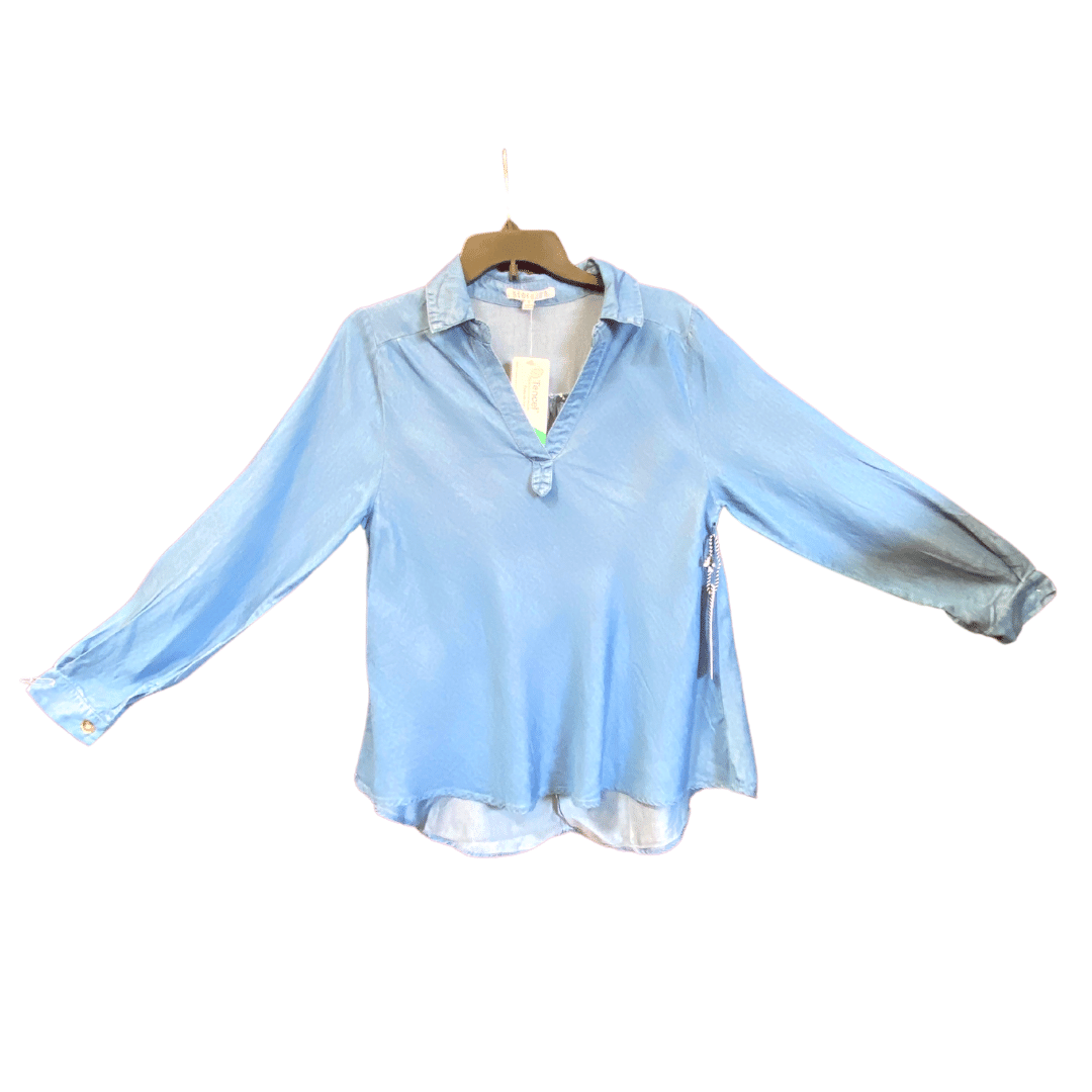 Light weight Denim Pull Over Top Blouses 6 Pack (S-M-L, 2-2-2)