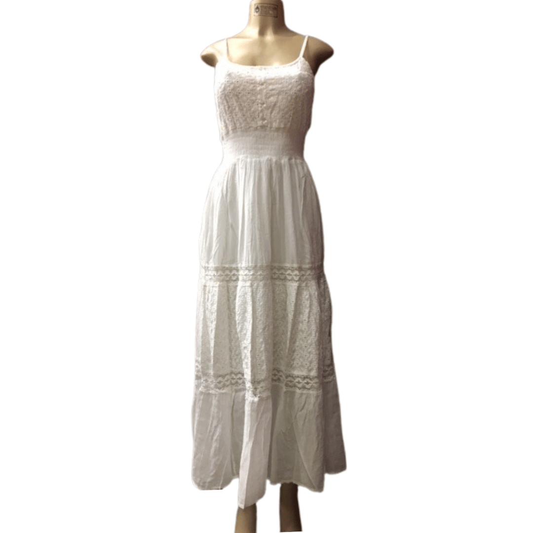 Embroidered Cinch Long Dress 6 Pack (Size: S-M-L-XL, 1-2-2-1)
