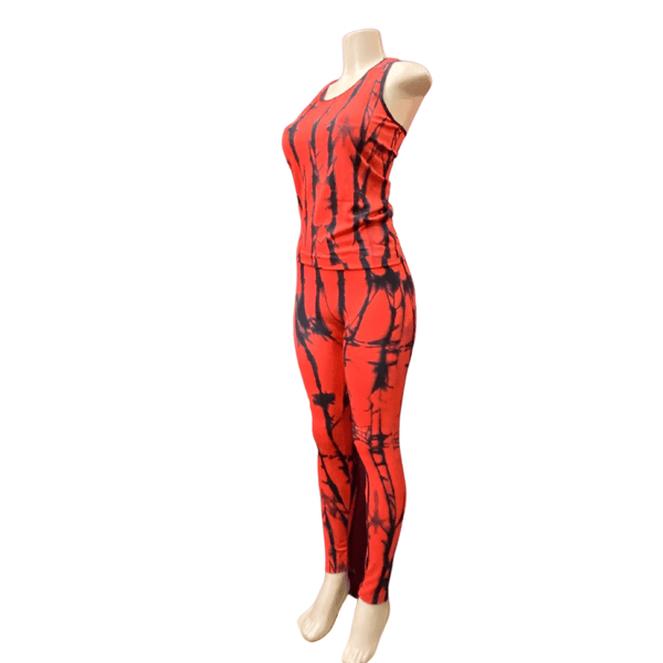 2 Piece Abstract Print Tank Set 12 pack ( One Size Fits all) Assorted