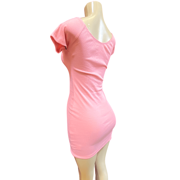 Bodycon Cap Sleeve Summer Dress 4 Pack (S-M-L-XL, 1-1-1-1)