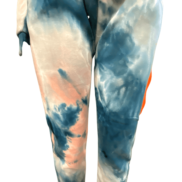 Tie-Dye Fleece Lined Set Hoodie Activewear 6 Pack Assorted Print (S/M-L/XL, 3-3)