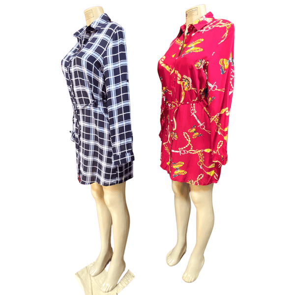 Shirtdress Dress 6 Pack (S-M-L-XL, 1-2-2-1)