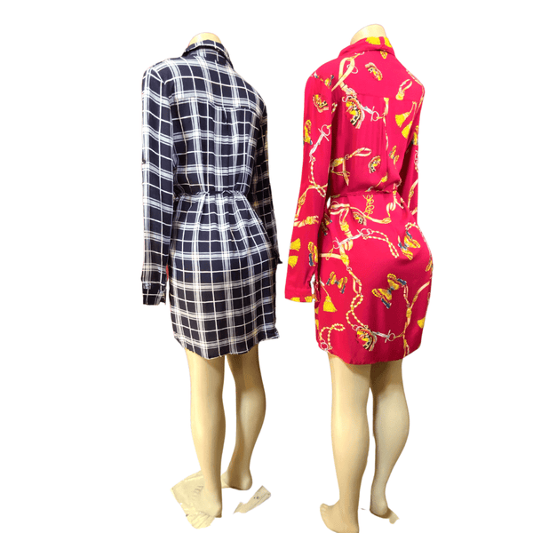 Shirtdress Dress 6 Pack (S-M-L-XL, 1-2-2-1)
