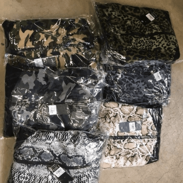 Zipper Front Fur Lined Jacket 6 Pack Assorted Prints (Size: S/M-L/XL,  3-3)