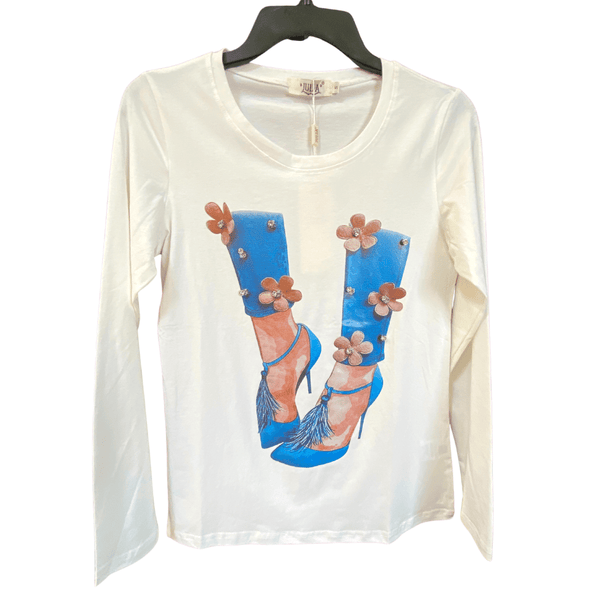 Long Sleeve Picture Top 12 Pack (S-M-L-XL, 1-1-1-1 per each color)