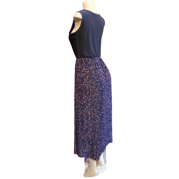 Black Tank Top Assorted Print Bottom Dress 6 Pack (S/M-L/XL, 3-3) IN-STORE