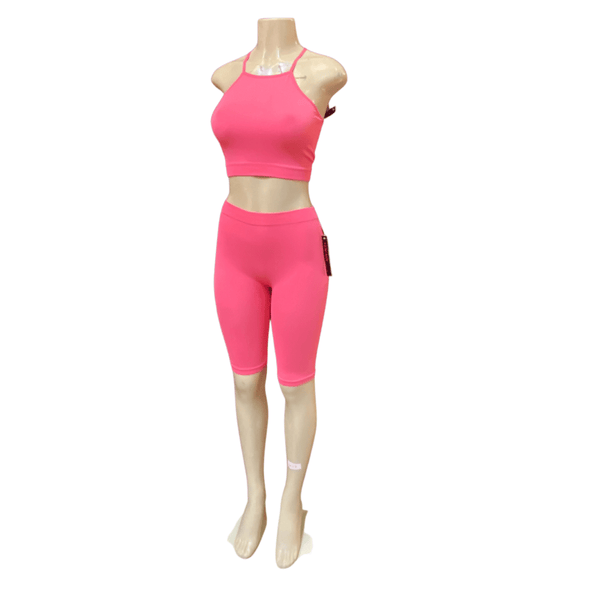 Two-Piece Bermuda Tank Activewear Set 6 Pack (Size: S/M-L/XL)