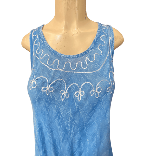 One Size Fits All Denim Look Summer Dress 3 Pack Per Wash (Size: One Size fits All)