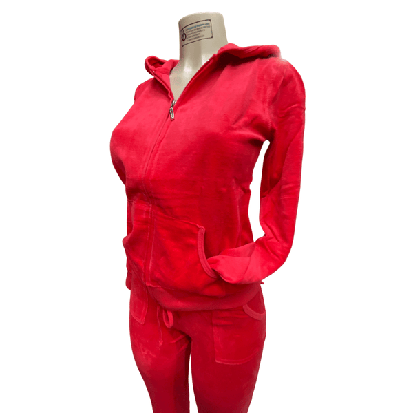 Two Piece Velour Hoodie Activewear Set 3 Pack (S-M-L, 1-1-1) per Color