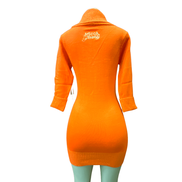Lurex Accented Long Sleeve Sweater Dress 6 Pack (S-M-L, 2-2-2)