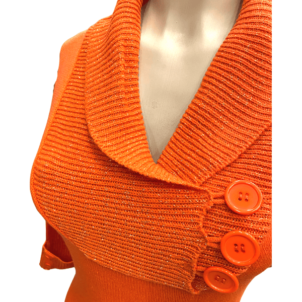 Lurex Accented Long Sleeve Sweater Dress 6 Pack (S-M-L, 2-2-2)