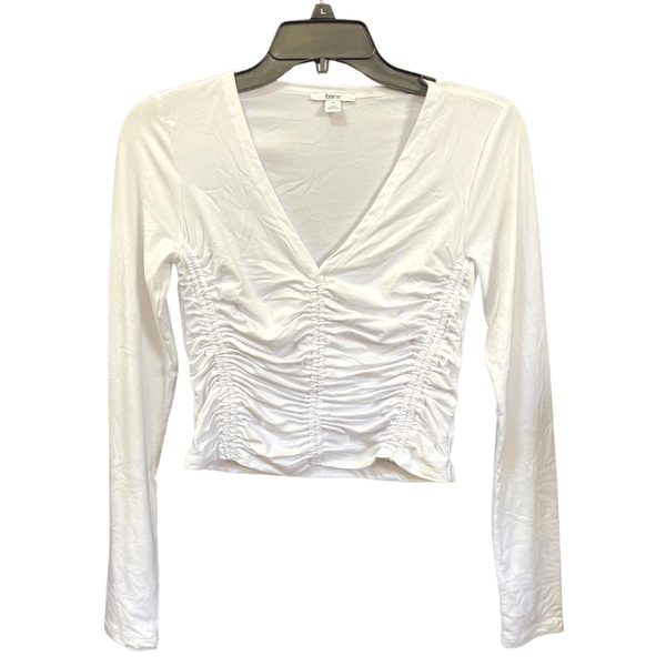 Cinched V-Neck Long Sleeve Top 5 Pack (XS-S-M-L-XL, 1-1-1-1-1)