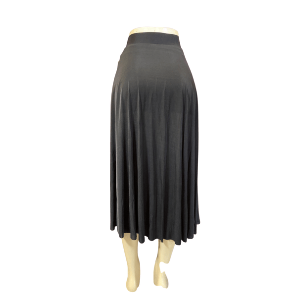 Calf Length Quarter Lined Black Skirt 6 Pack (Size: S/M-L/XL, 3-3)