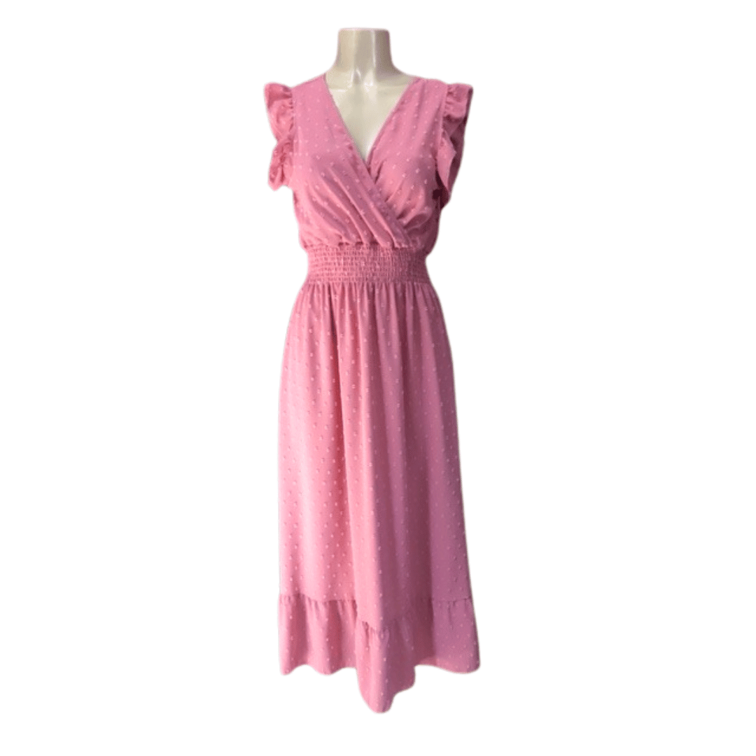 Cinched Waist V Neck Pre Ticket $59.99 Dress 6 Pack Assorted Colors (Size: S/M-L/XL, 3-3)