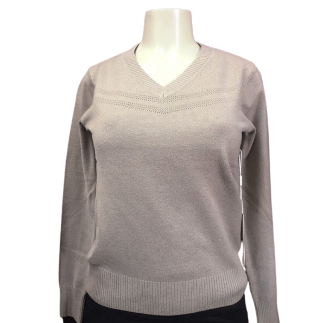 Soft And Stretchy V Neck Sweater 6 Pack Assorted Colors (Size: One Size Fits All)