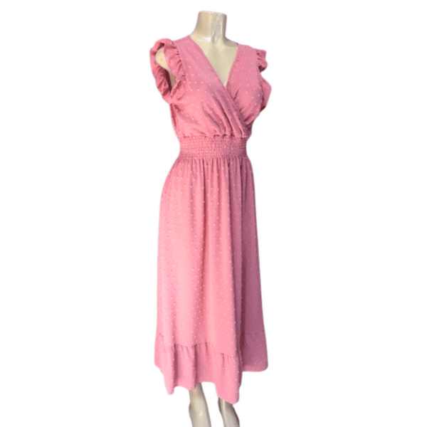 Cinched Waist V Neck Pre Ticket $59.99 Dress 6 Pack Assorted Colors (Size: S/M-L/XL, 3-3)