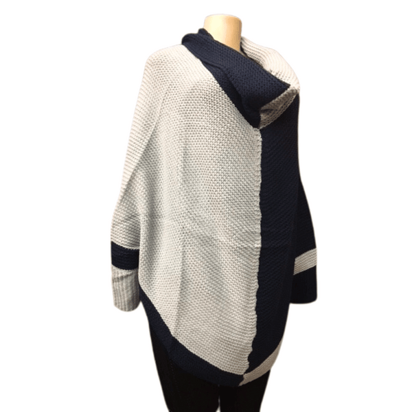 Branded Pre Ticket $150 Cowl Neck Poncho 6 Pack Per Color (Size: S/M-L/XL, 3-3)