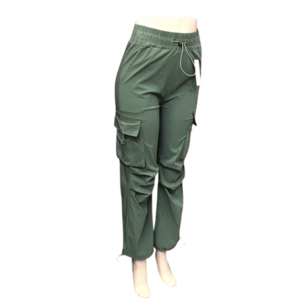 Spring Drawstrings Waist and Ankle Cargo Pant 6 Pack Assorted Colors (Size: S/M-L/XL, 3-3)