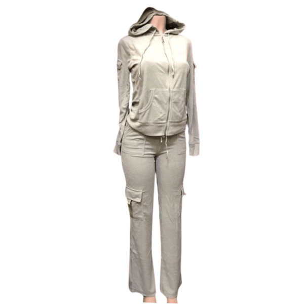 Branded Pre Ticket $280 Cargo Pants Hoody Set 6 Pack Per Color (Size: S-M-L-XL, 1-2-2-1)