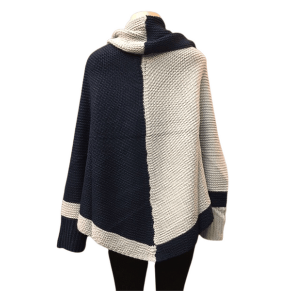 Branded Pre Ticket $150 Cowl Neck Poncho 6 Pack Per Color (Size: S/M-L/XL, 3-3)