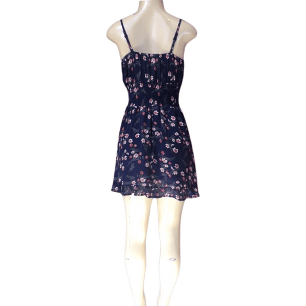 Cinched Waist Tie Front Floral Dress 6 Pack Per Color (Size: S-M-L-XL, 1-2-2-1)