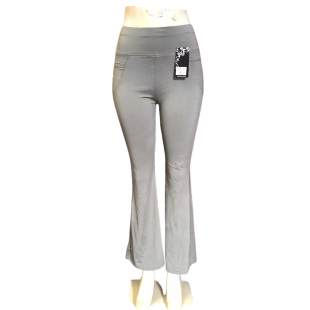 High Waist Flare Pant 6 Pack Assorted Color (Size: S/M-L/XL, 3-3)