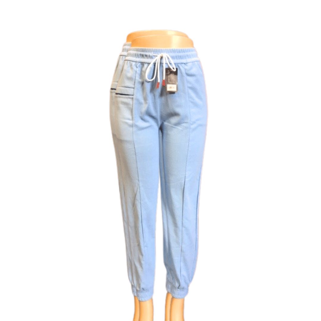 Drawstrings Cinched Cuff Joggers 6 Pack Assorted Colors (Size: S/M-L/XL, 3-3)