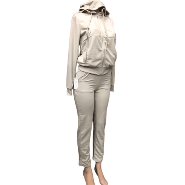 French Terry Hoody Zipper Front Pant Set 6 Pack Per Color (Size: S-M-L-XL, 1-2-2-1)