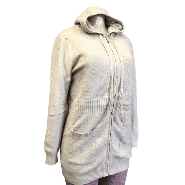 Fur Lined 2 Front Pocket Zipper Hoody Sweater 6 Pack Assorted Colors (Size: One Size Fits All)