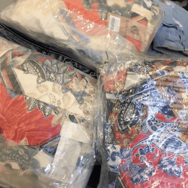 Cinched Waist Belted 2 Pockets Printed Shorts 6 Pack Assorted Colors (Size: S/M-L/XL, 3-3)