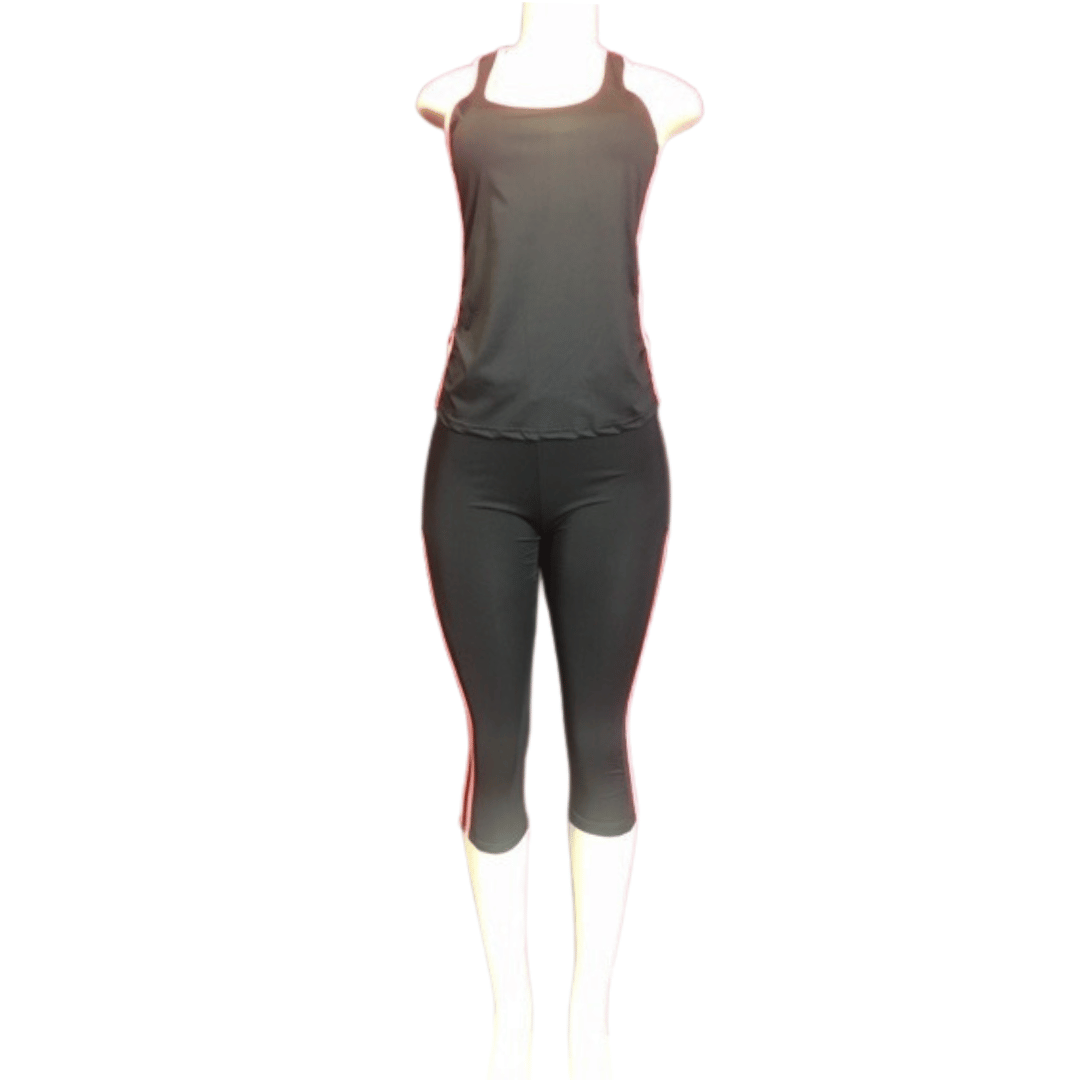 2 PC Active Wear  Pant Set 6 Pack Per Colors 3 s /m 3lg/xl  Colors Grey Black Red