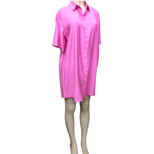 Button Down Shorts Sleeve Shirt 6 Pack Assorted Colors (Size: S/M-L/XL, 3-3)