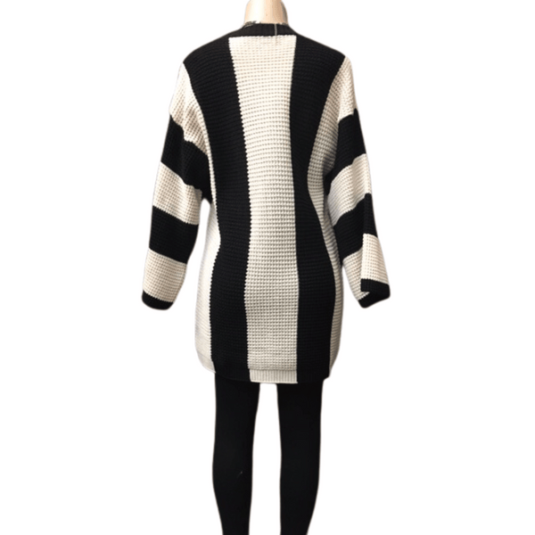 One Size Stripe Long Sweater 6 Pack Assorted Colors