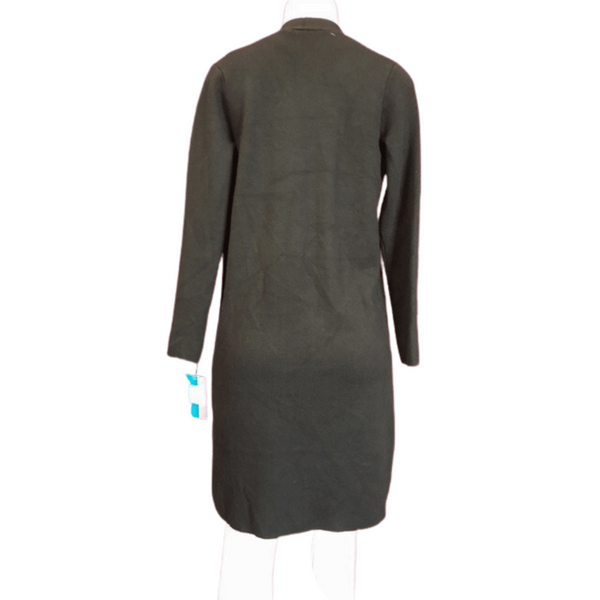 One Size 2 Pockets Open Front Long Cardigan 6 Pack Assorted Colors (Size: One Size)