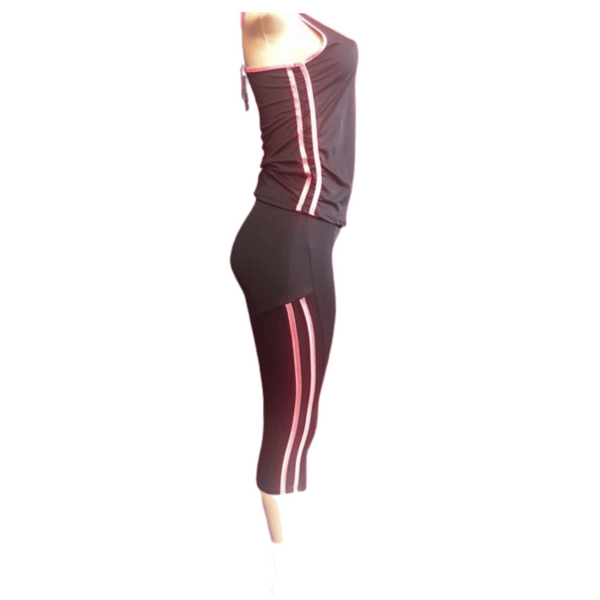2 PC Active Wear  Pant Set 6 Pack Per Colors 3 s /m 3lg/xl  Colors Grey Black Red