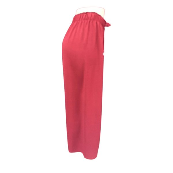 Fashion Wide Leg Draw String Pant 6 Pack Assorted Colors (Size: One Size Fits All)
