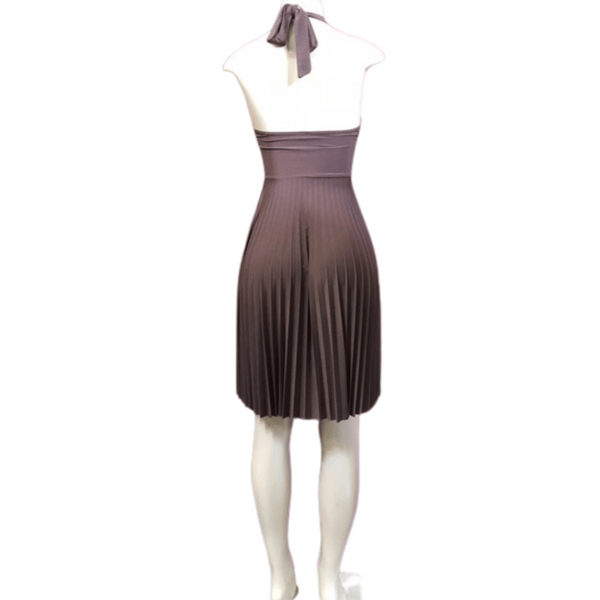 Tie Back V Neck Dress 3 Pack Per Color (Size: S-M-L, 1-1-1)