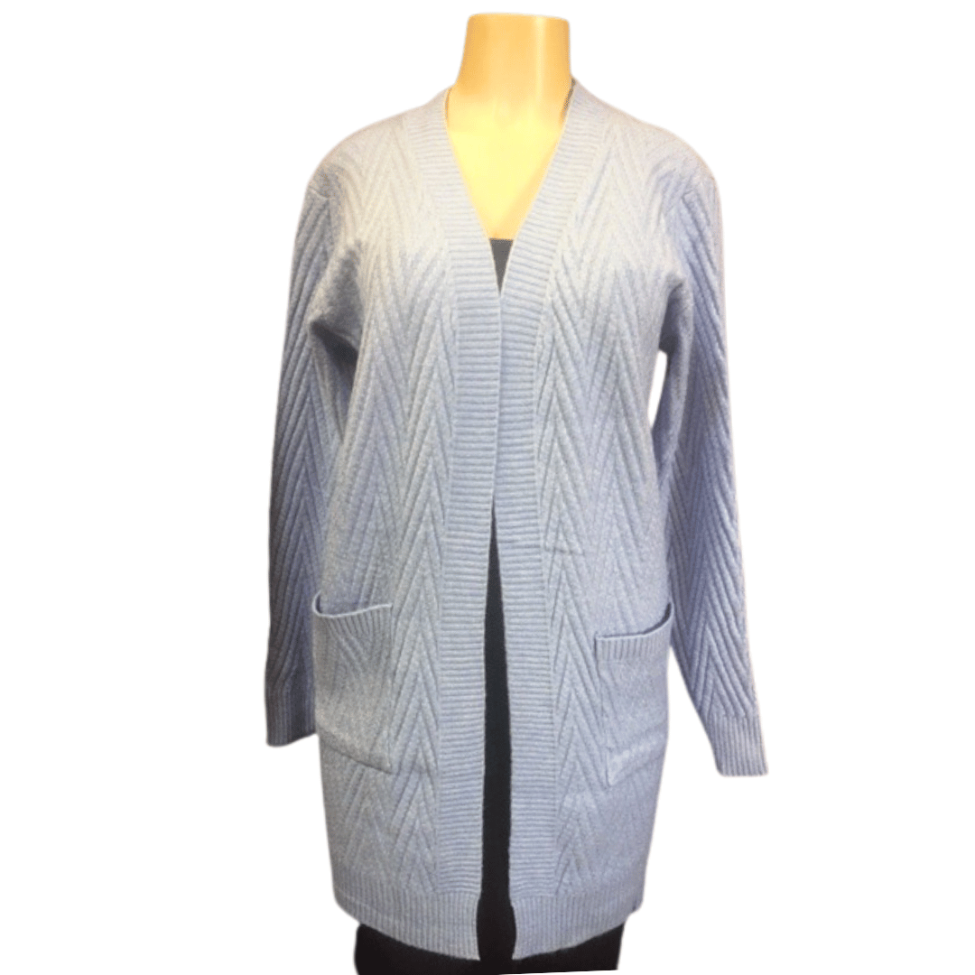 Open Front 2 Pocket Long Cardigan 8 Pack Assorted Colors (Size: One Size Fits All)