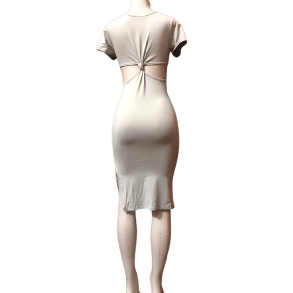 Body Form Open Back Dress 6 Pack Per Color  (Size: S-M-L-XL, 1-2-2-1)