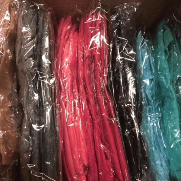 V Neck Short Sleeve Tee Dress 6 Pack Per Color (Size: S-M-L-XL, 1-2-2-1)