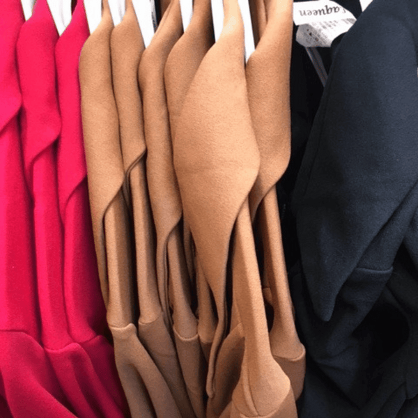 Zipper Front Fashion Dress 6 Pack Assorted Colors (Size: S-M-L, 2-2-2)