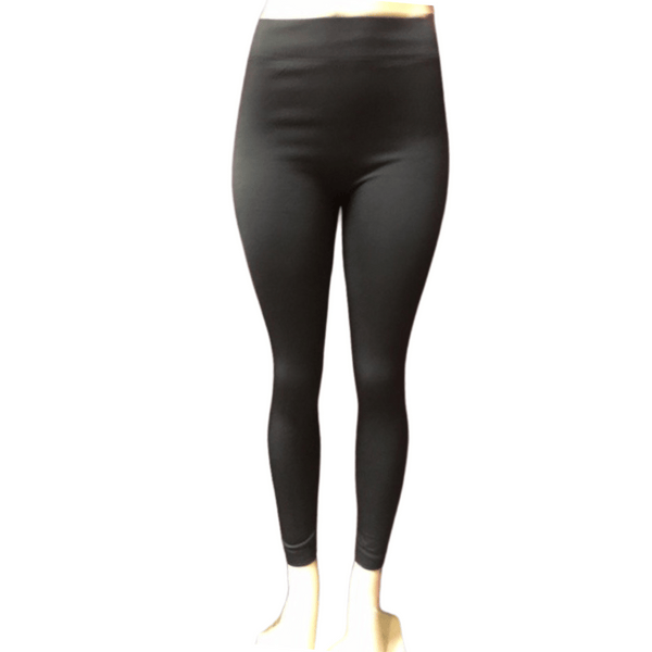 One Size Fits All Fleece Lined Leggings 6 Pack Assorted Colors Or All Black
