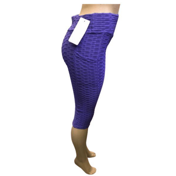 TIKTOK Push Up Capri 6 Pack Assorted Colors (Size: S/M-L/XL,3-3)