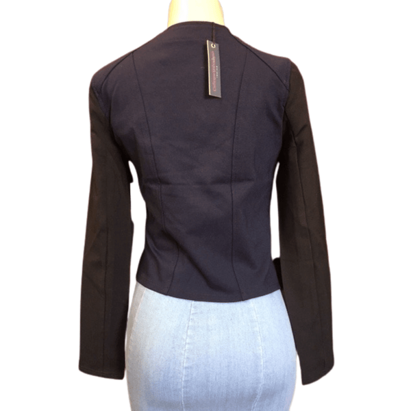 2 Tone Zipper Front Fashion Jacket Pre-Ticketed $138 5 Pack (Size: XS-S-M-L-XL, 1-1-1-1-1)